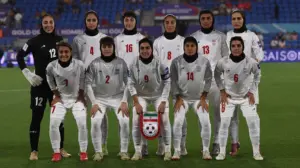 Iranian women's soccer team refuse to sing national anthem in silent protest at Asian Cup