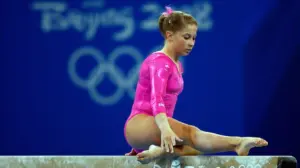 Olympic gold medal gymnast Shawn Johnson opens up on family battle against virus that hospitalized her son