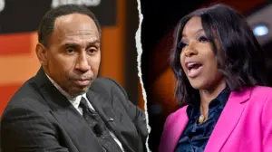 Stephen A. Smith apologizes to Jasmine Crockett after calling out her 'incendiary' politics