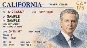 Newsom mocks Trump's limited-edition passport with fake California driver's license featuring gov's portrait