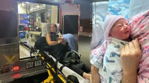 California mom welcomes baby in Jack in the Box parking lot after little girl couldn't wait
