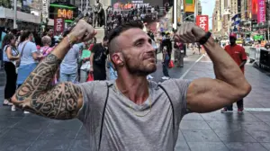 Pro wrestling star learns what 'land of opportunity' means in US as he details journey from Italy to America