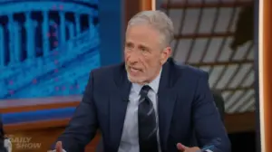 Jon Stewart blasts California Dems, warning their eight candidates may split vote, lead to GOP victory