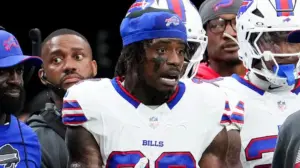 Bills safety CJ Gardner-Johnson's suspension upheld for 'inexcusable' spitting incident, NFL announces