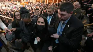 'Squad' member claims State of the Union guest was arrested