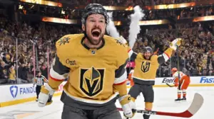 Vegas Golden Knights unveil quintessentially Sin City center ice design for 10th season