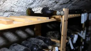 Secret cache of 130-year-old wine uncovered beneath medieval castle chapel floor