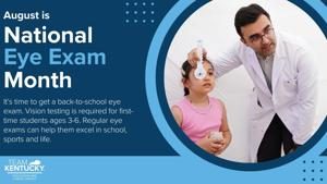 Kentuckians can prioritize vision health during National Eye Exam Month